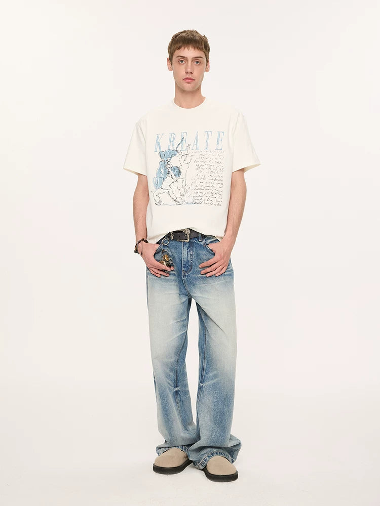 Men's Printed Sun Protection Tee