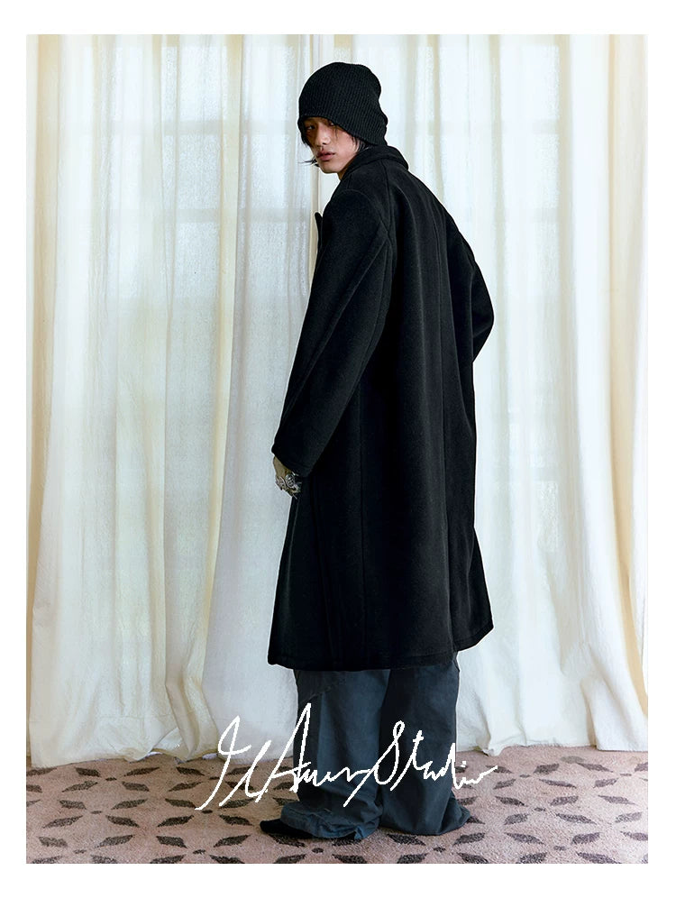 Padded Long 70% Australian Wool Coat