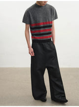 Striped Short Sleeve Round Neck Tee
