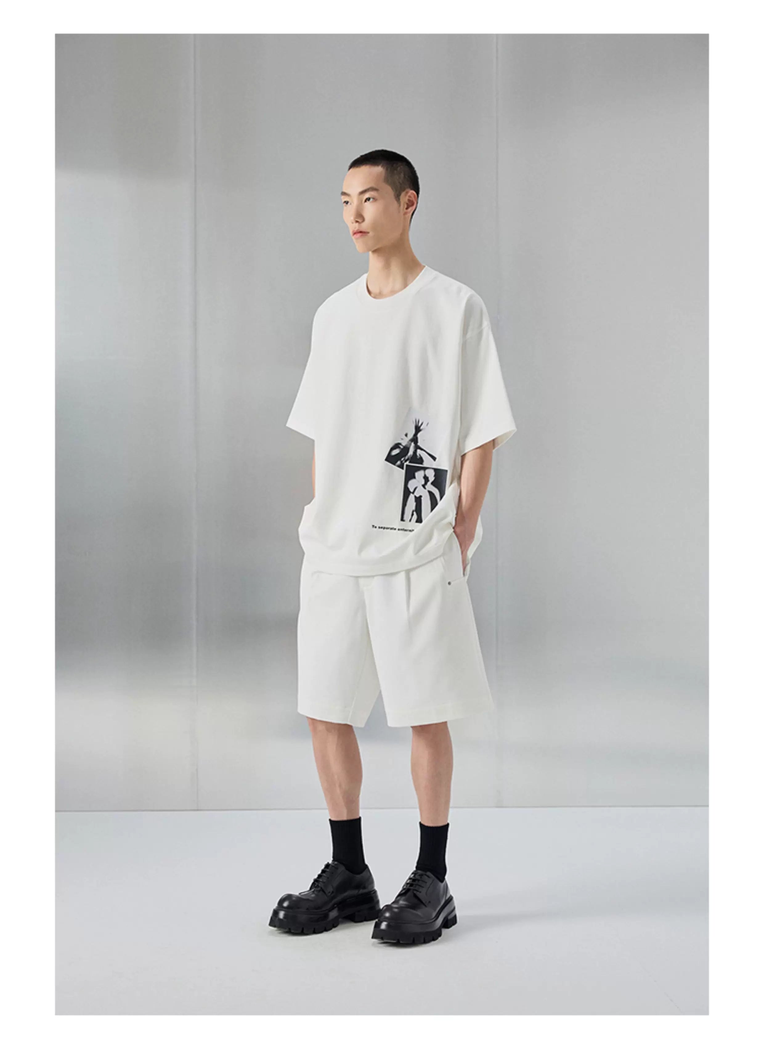 Oversized Heavyweight Double Yarn Printed Tee