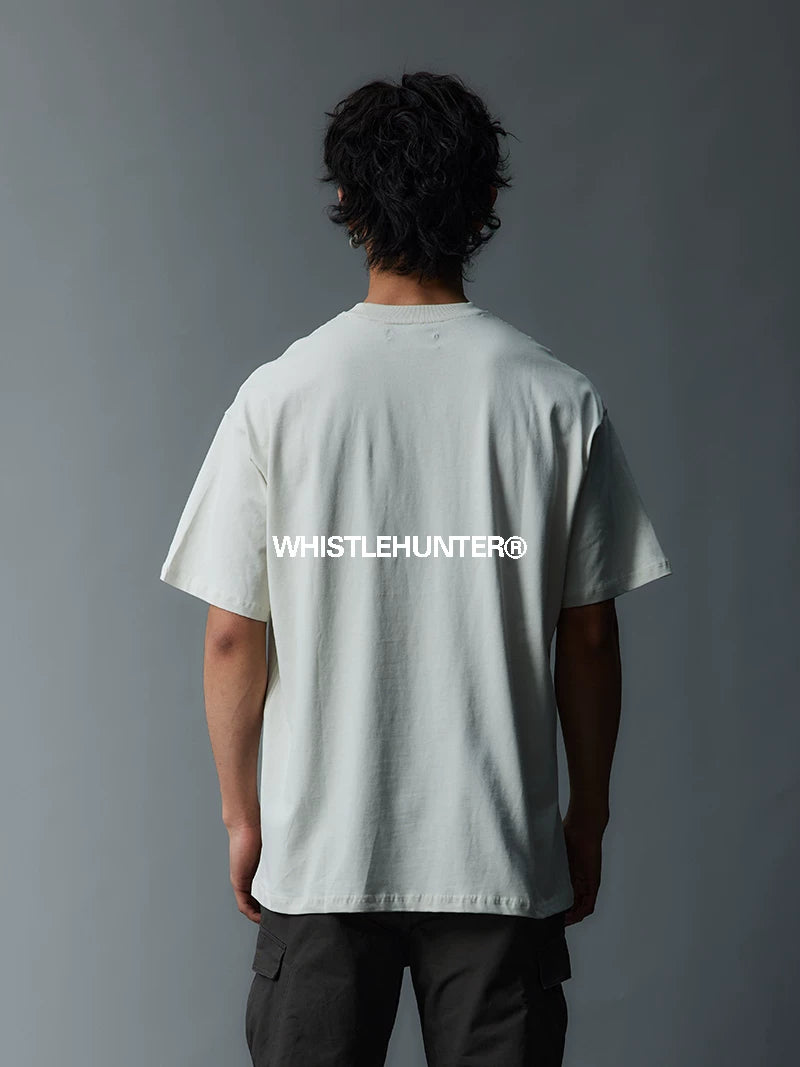 Vintage Off-white Loose Printed Logo Tee