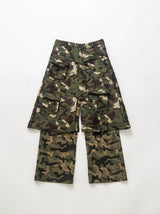 Cute Unisex Military Double-layer Dinosaur Skort