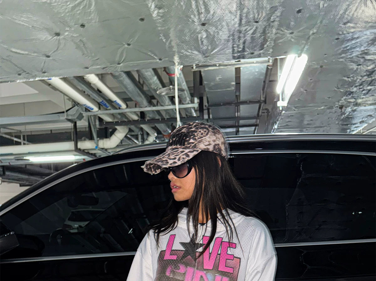 Fitted Crop Mesh Jersey Sweatshirt