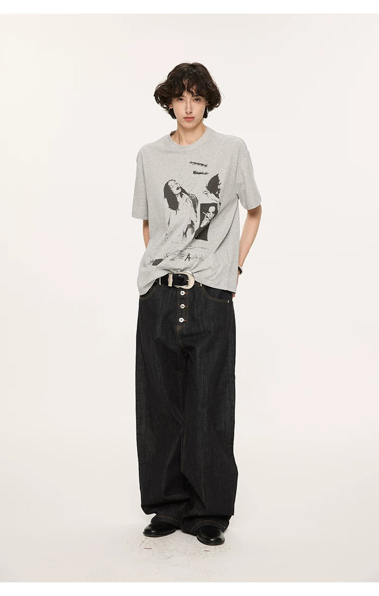 Vintage Graphic Loose Cooling Sorona Tee