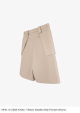 Wrinkle Resistant Saddle Pocket Shorts