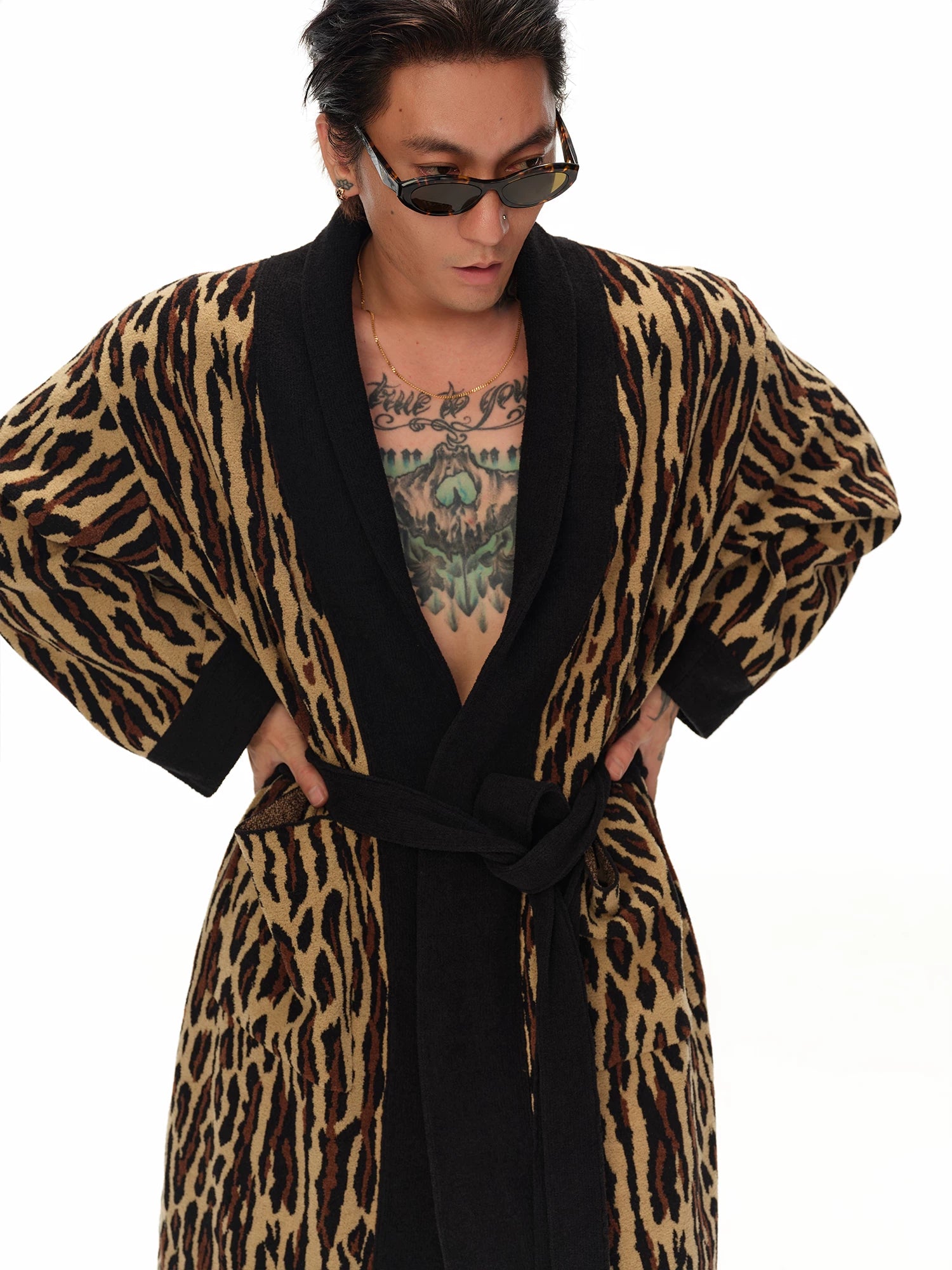 Leopard Print Home Robe