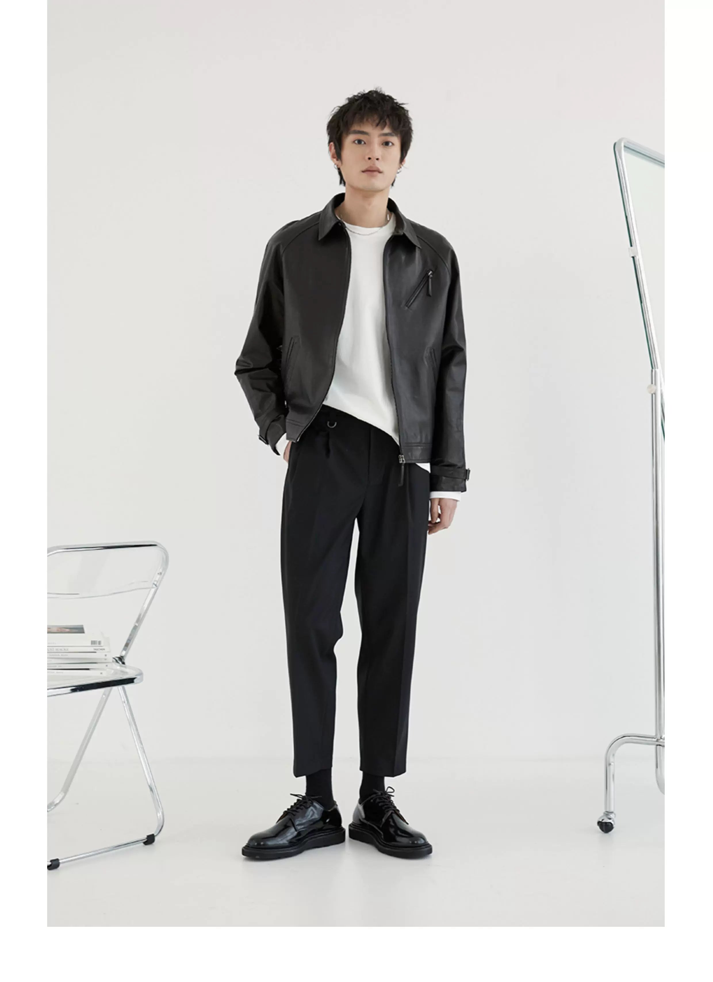 Long-Sleeved Mercerized Combed Tee