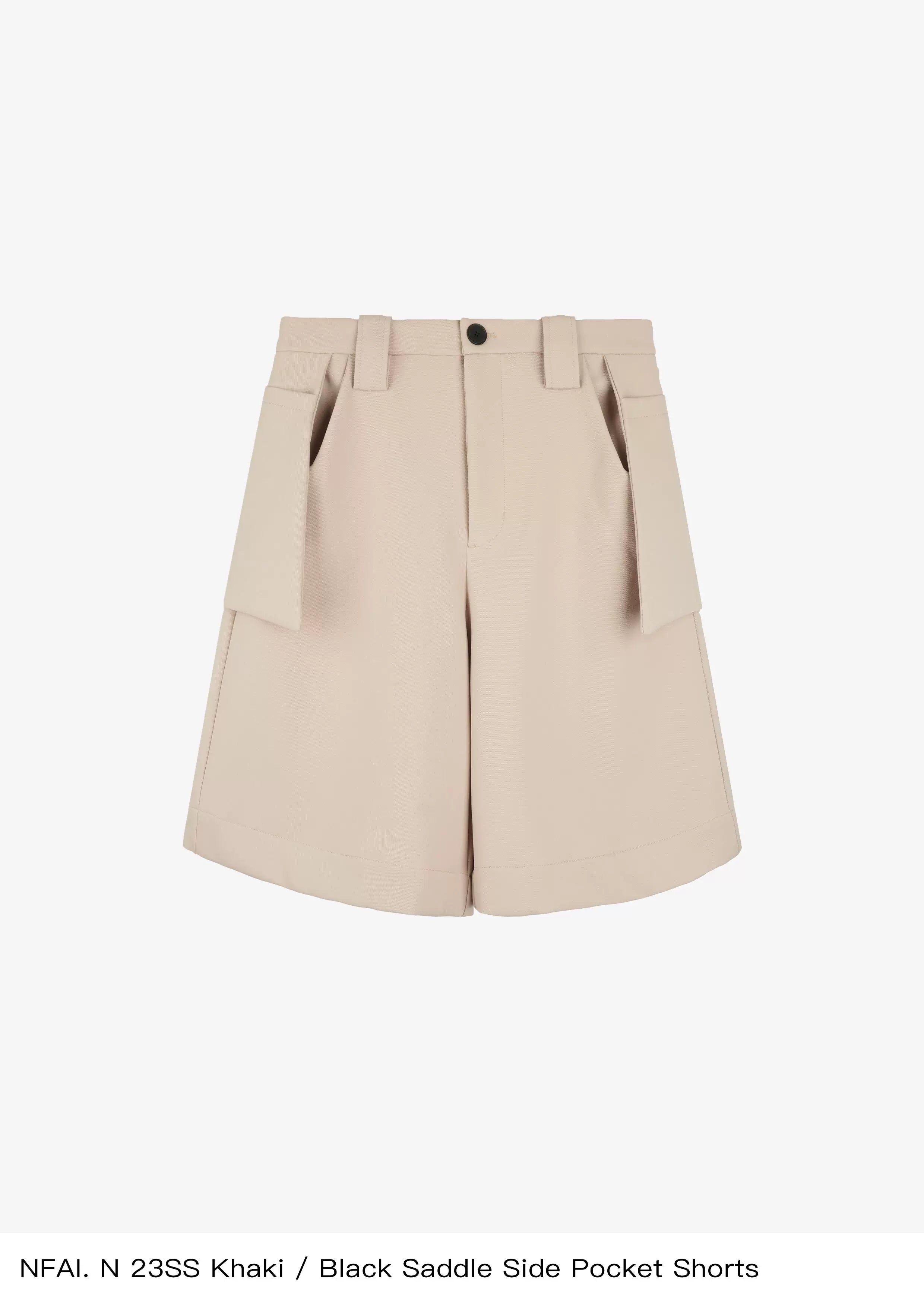 Wrinkle Resistant Saddle Pocket Shorts