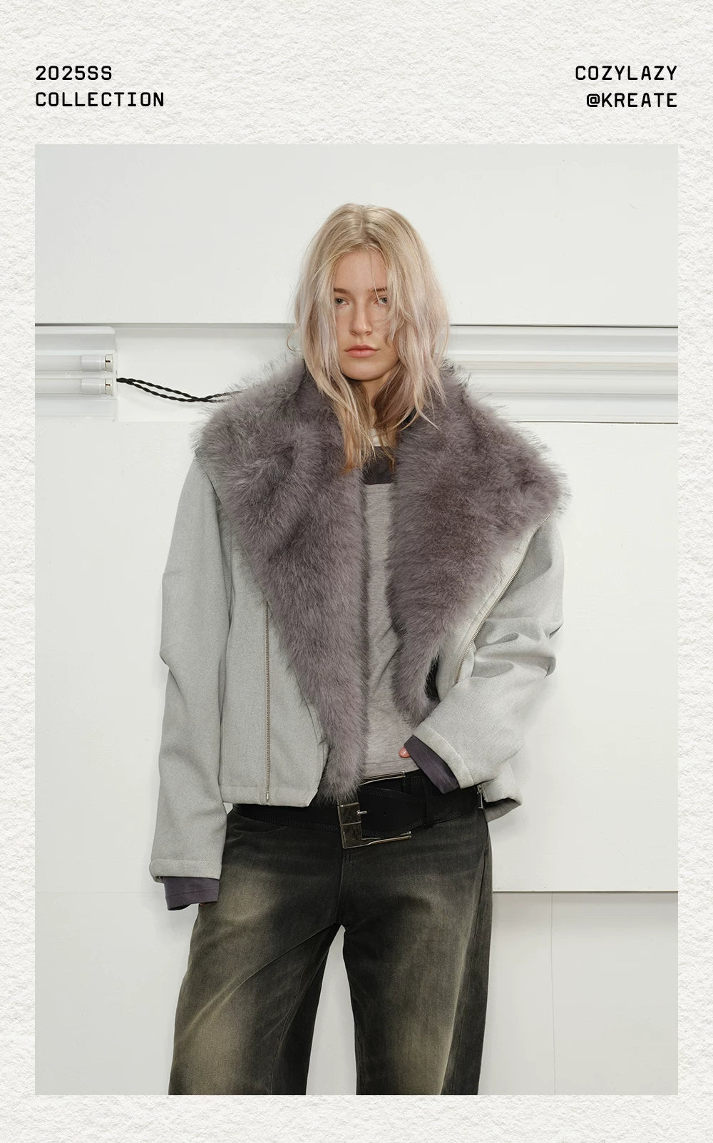 Men's Winter Detachable Rabbit Fur Coat