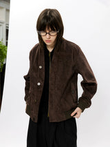 Men's V-Neck 2-In-1 Chenille Jacket