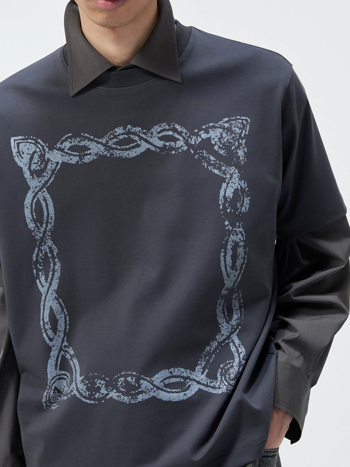 Printed Cotton Short Sleeve Tee