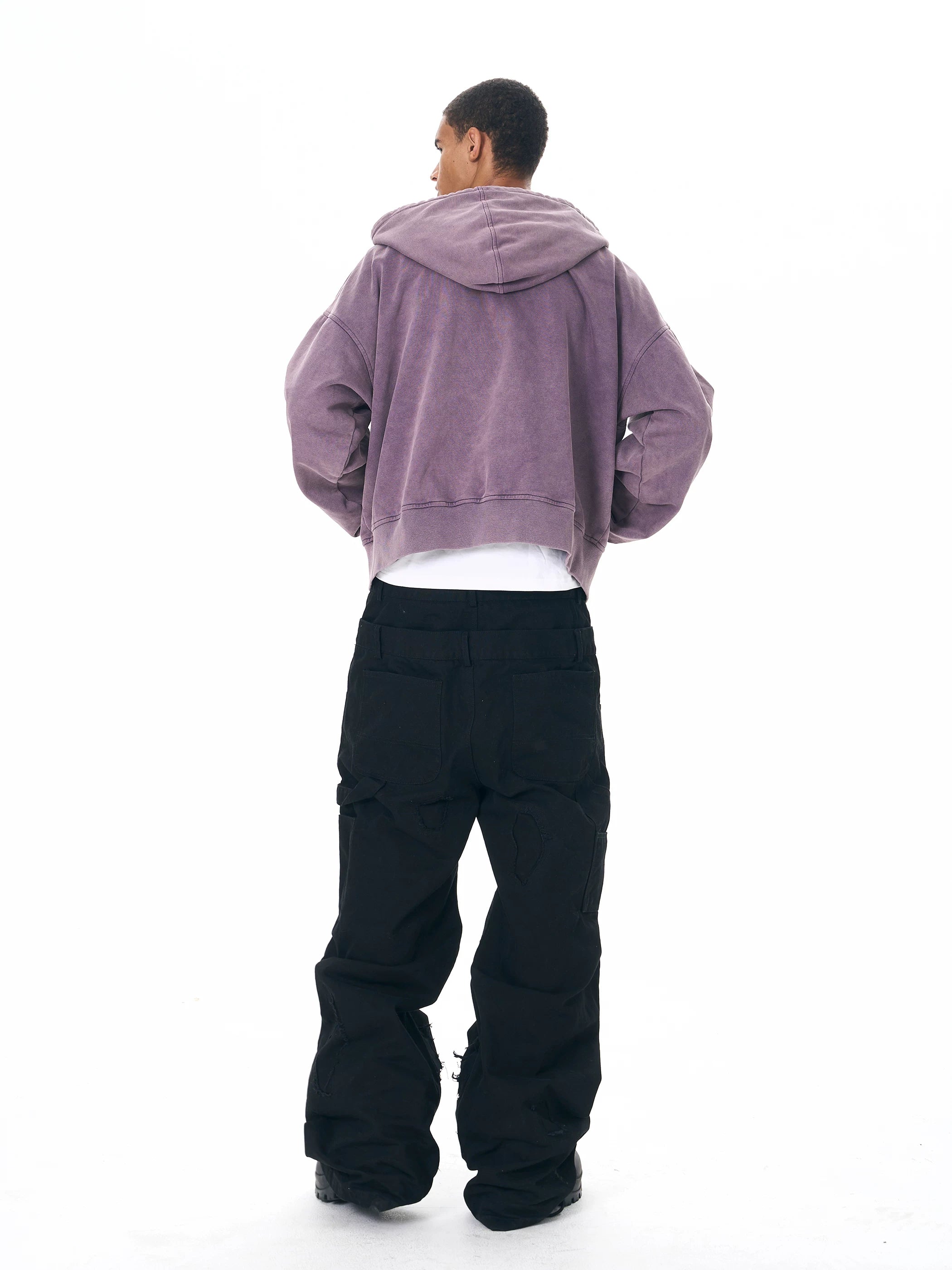 Men's Embroidered Horse Washed Hoodie