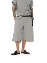Cropped Terry Bermuda Pants