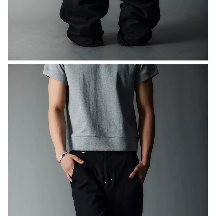 Double Pocket Rhinestone Washed Cargo Pants