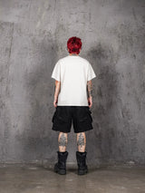 Distressed Fallen Angel Printed Vintage Tee