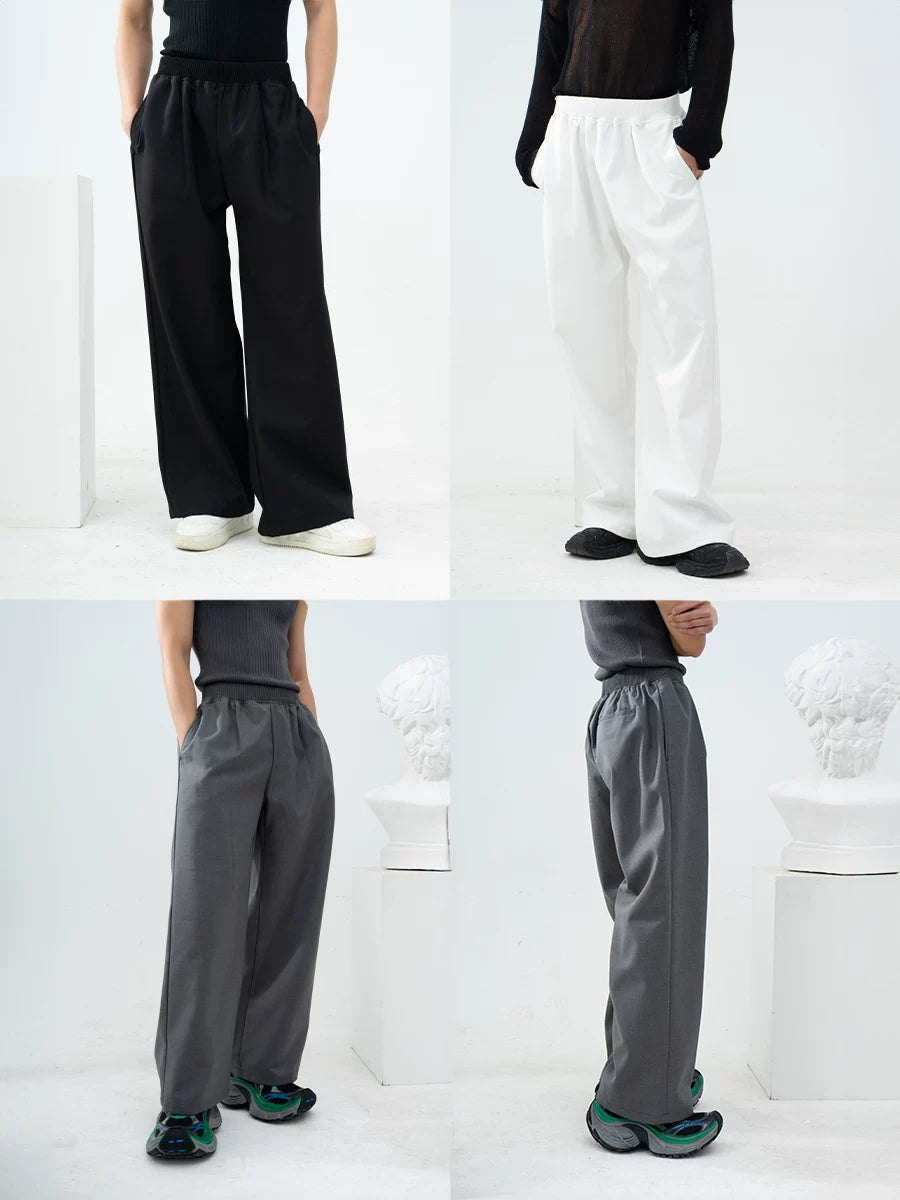 Men's Loose Ribbed Casual Pants