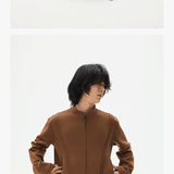 Soft Space Cotton Boxy Zip Sweatshirt