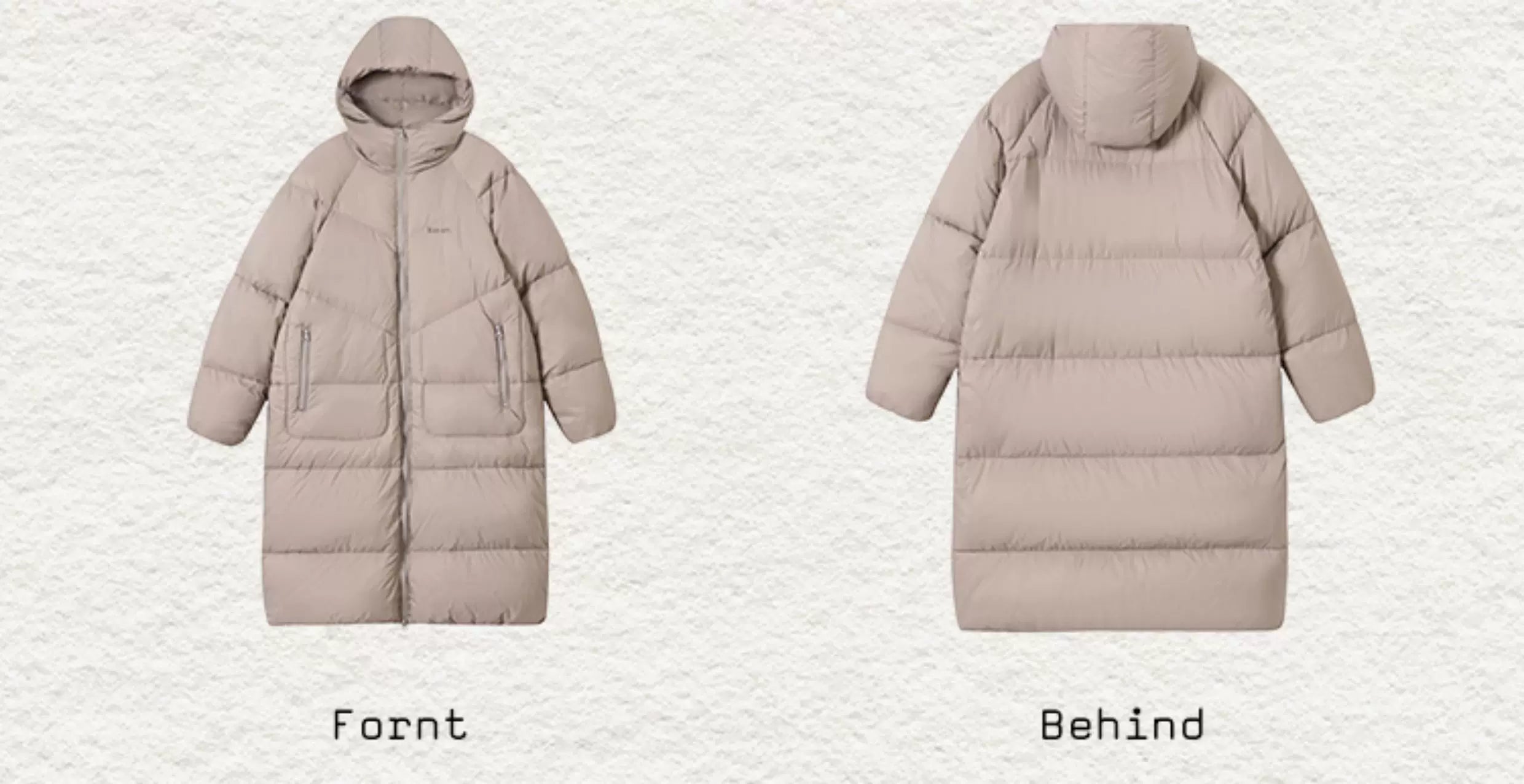 90% White Duck Down Winter Coat