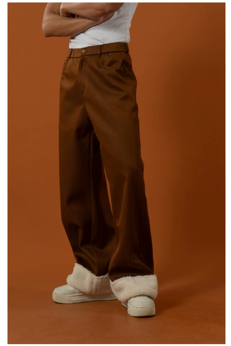 Men’s Fleece Cuff Casual Pants
