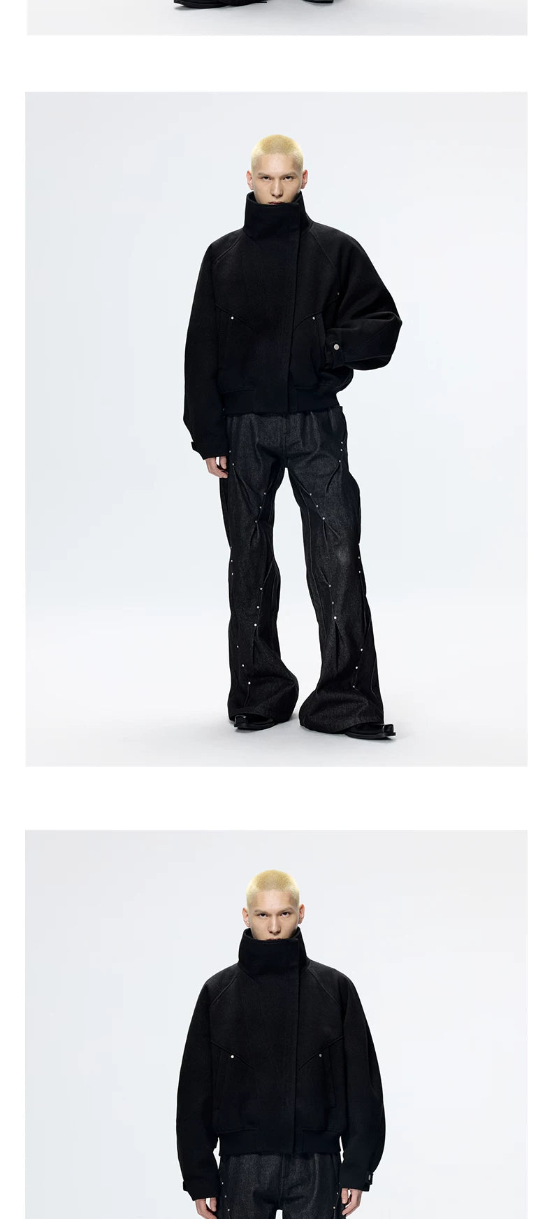 Warm Loose Short Wool Cocoon Coat