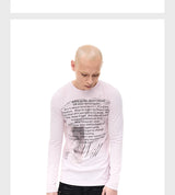Opium Print Slim Stretchy Lyocell Tee