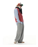 Wool Blend Vintage Knit Vest