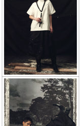 Unisex Long Asymmetrical Pleated Acetate Dress