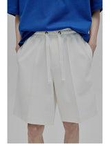 Tie Waist Straight Leg Knit Pants