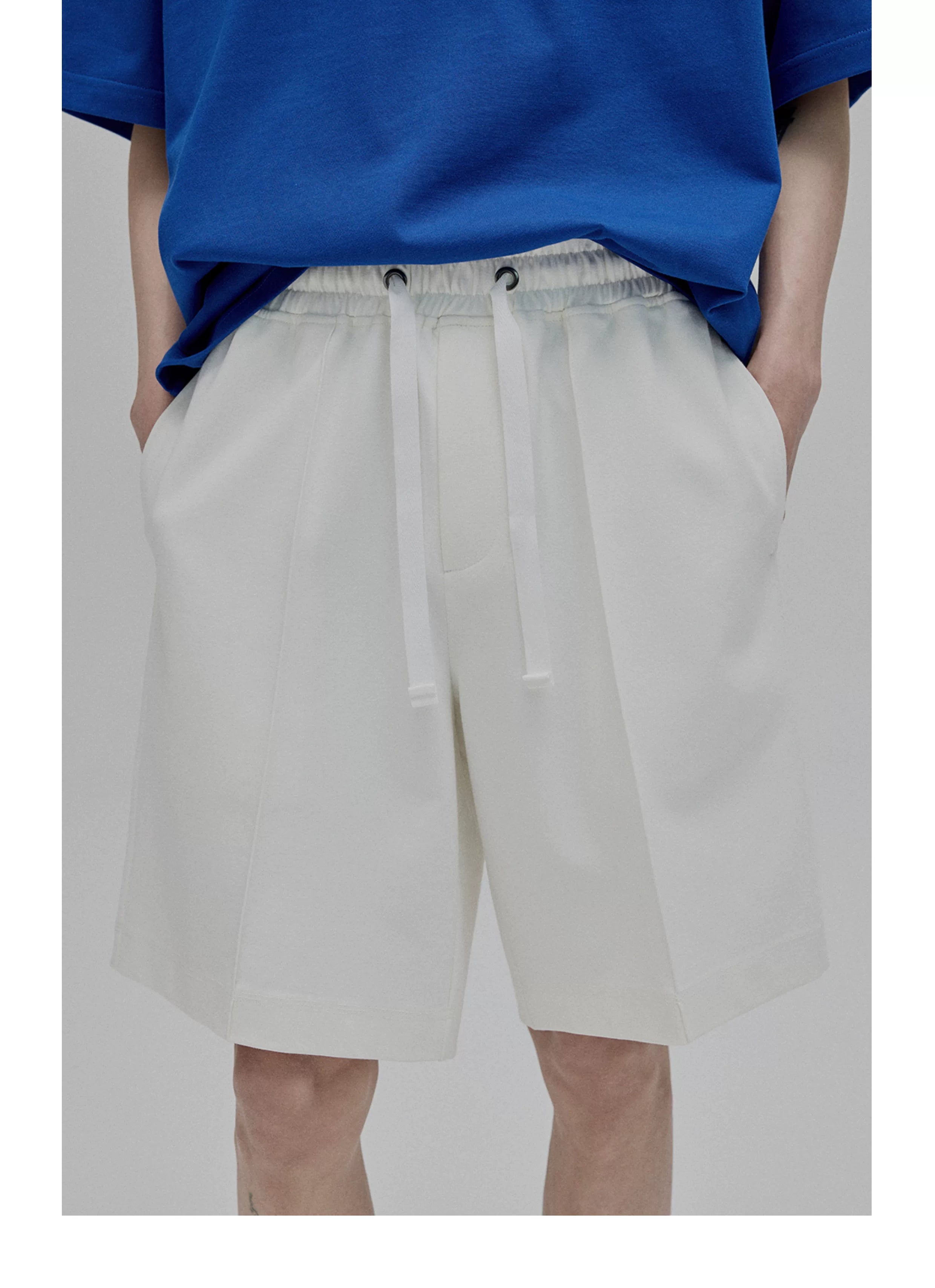 Tie Waist Straight Leg Knit Pants