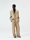 Hemp Linen Notch Lapel Blazer