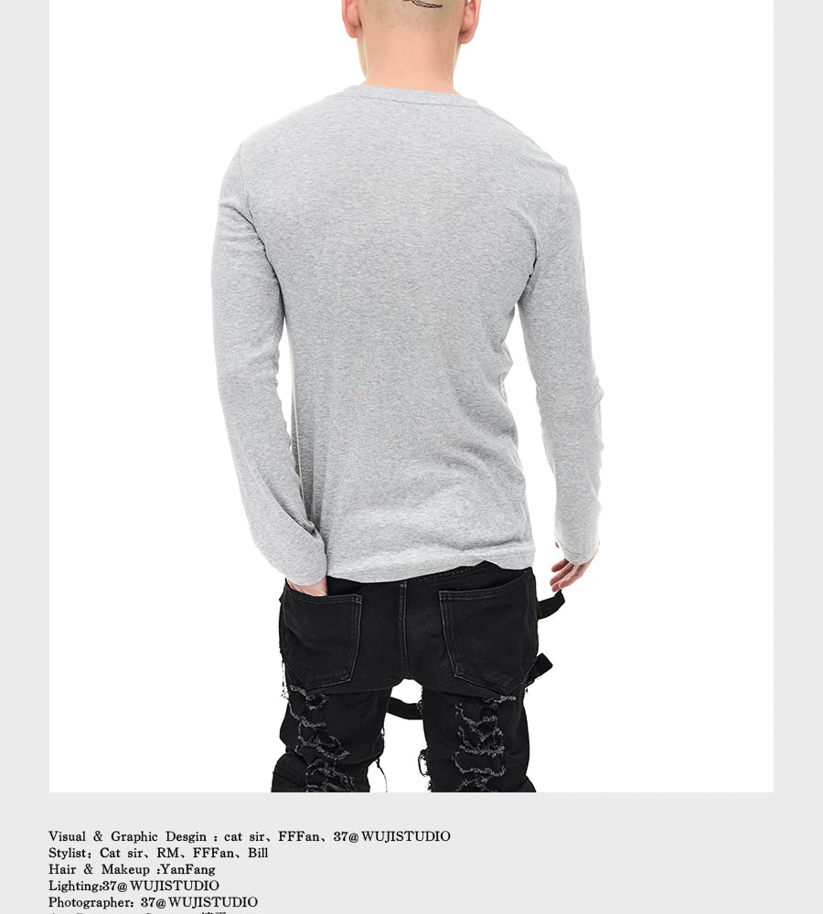 Opium Print Slim Stretchy Lyocell Tee
