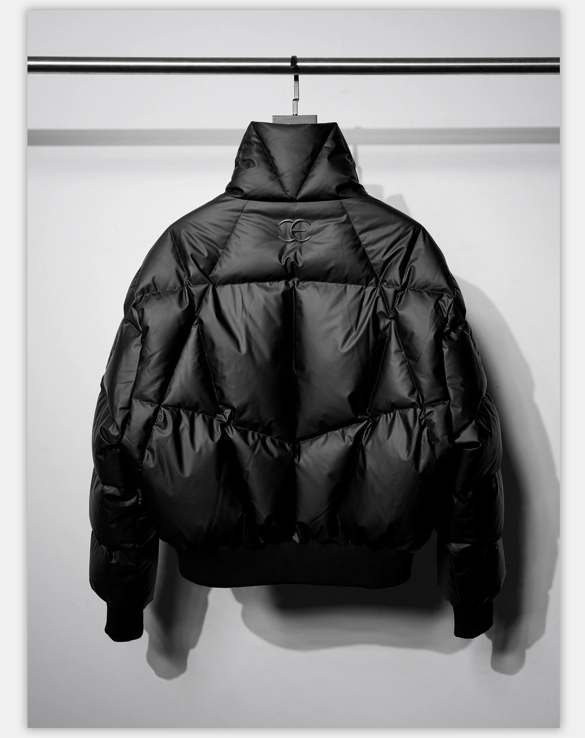 Oversized Zip Collar Puffer Jacket