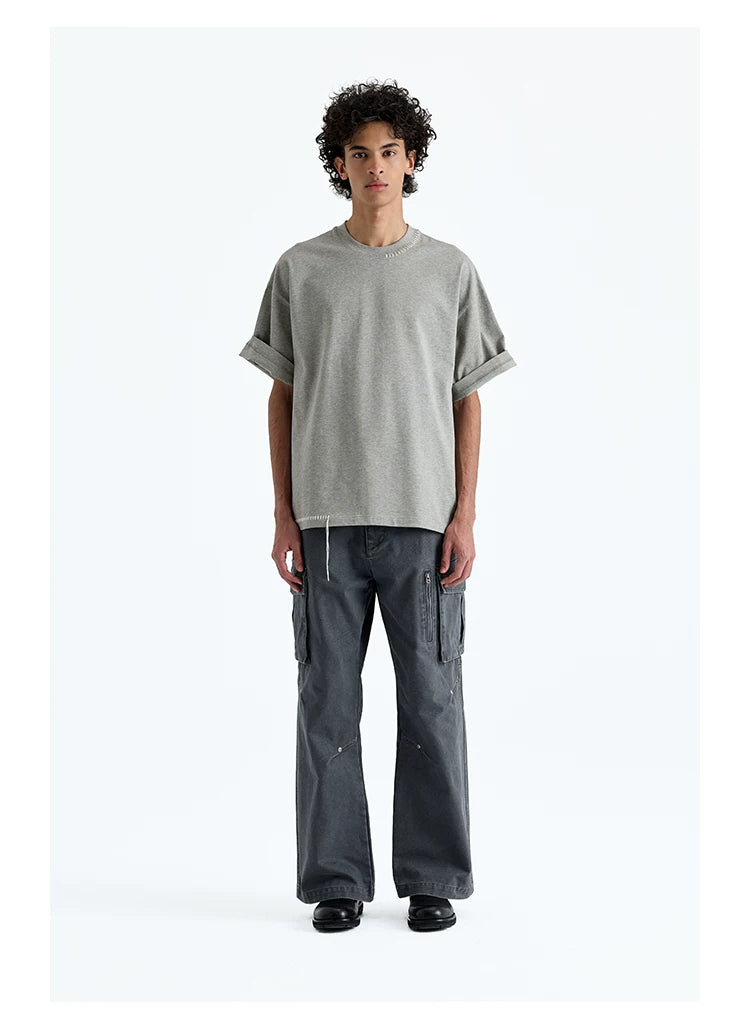 300G Short Sleeve Long-Staple Cotton Tee