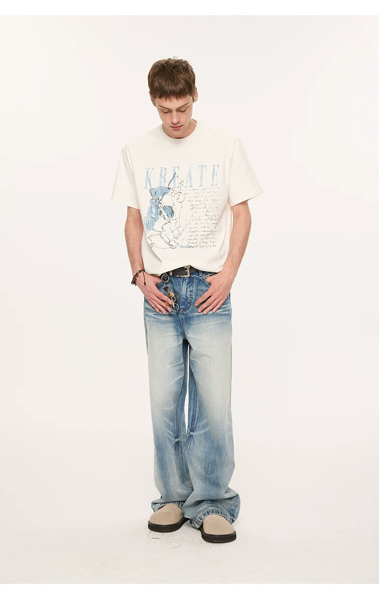 Men's Printed Sun Protection Tee