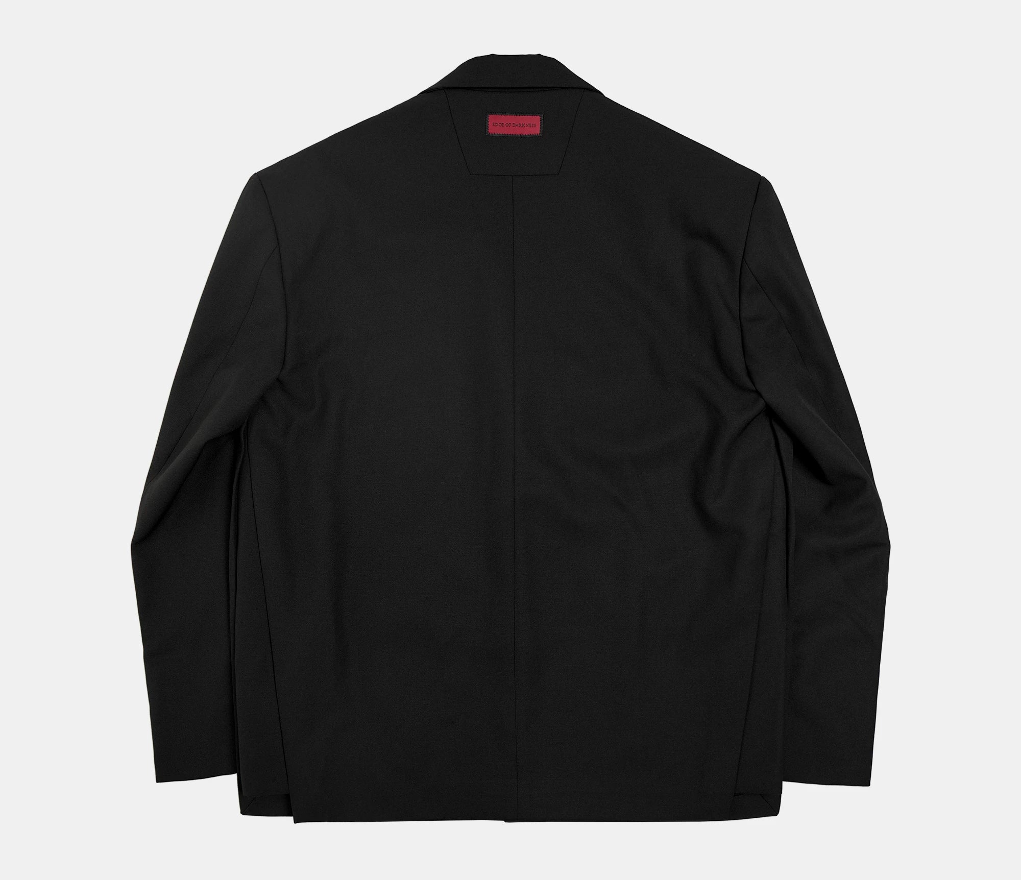 Structured Wool Blazer with Slits