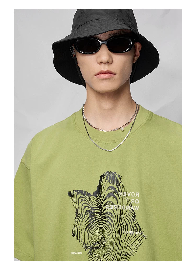Oversized Graphic Print Tee