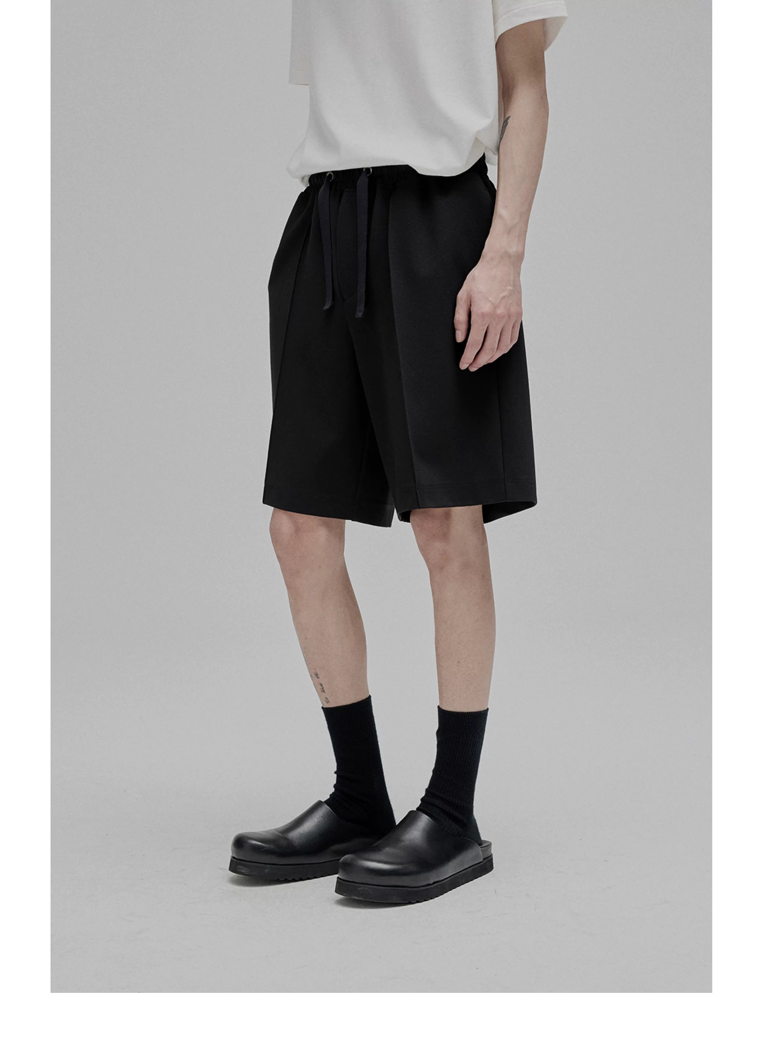 Tie Waist Straight Leg Knit Pants