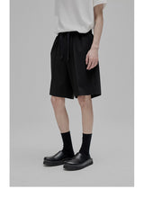 Tie Waist Straight Leg Knit Pants