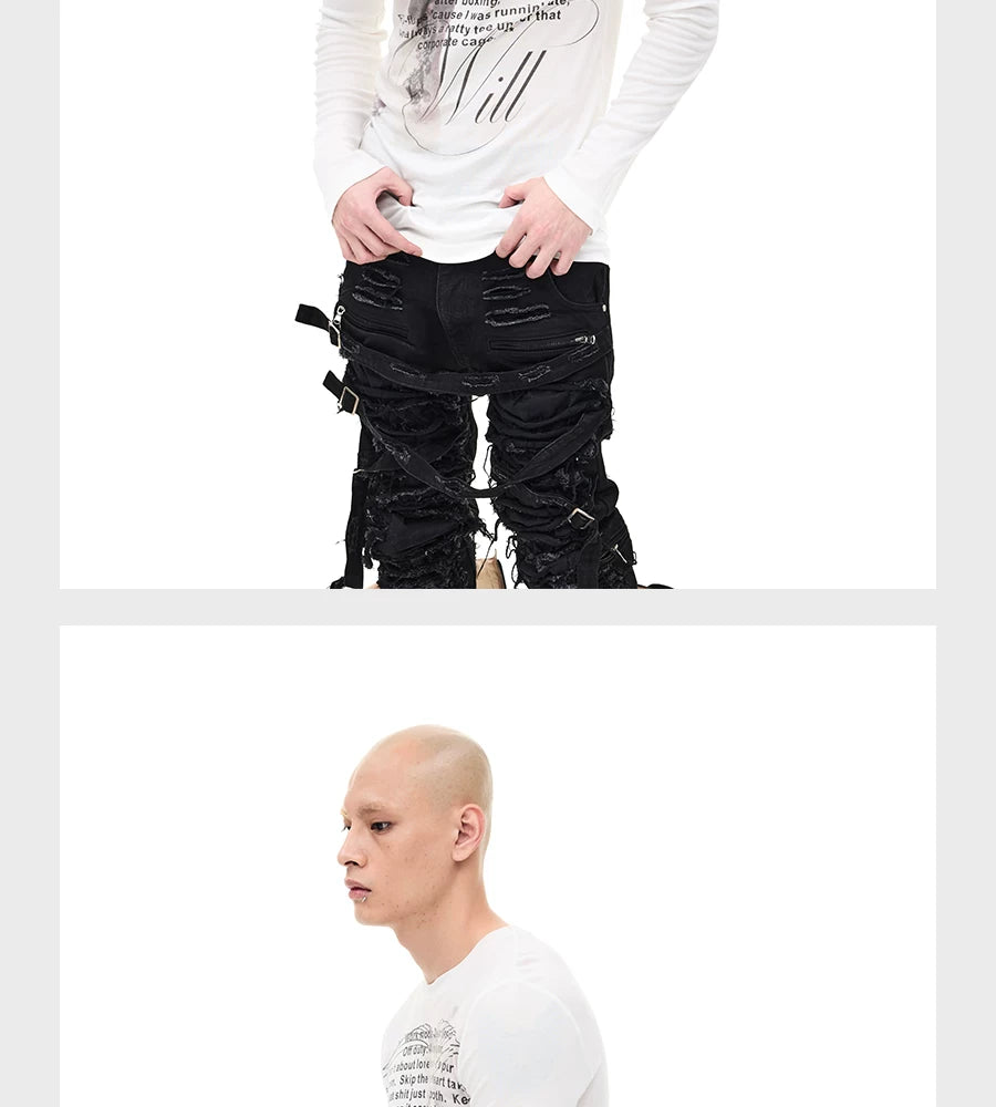 Opium Print Slim Stretchy Lyocell Tee
