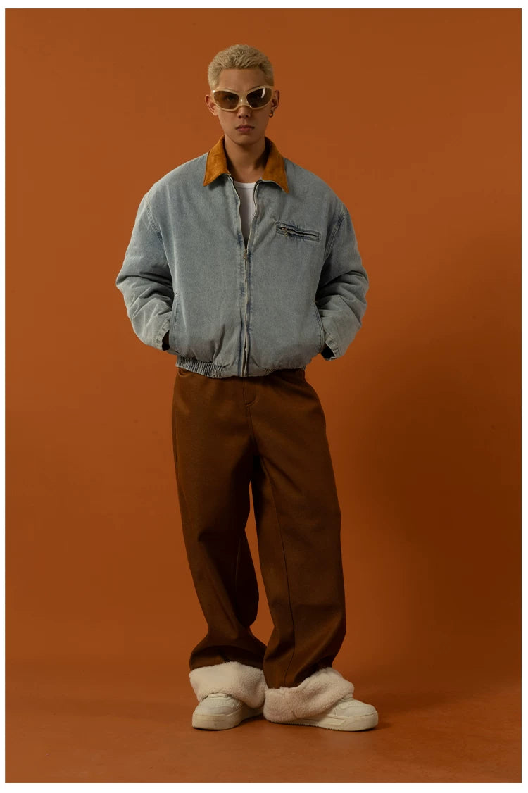 Men’s Fleece Cuff Casual Pants