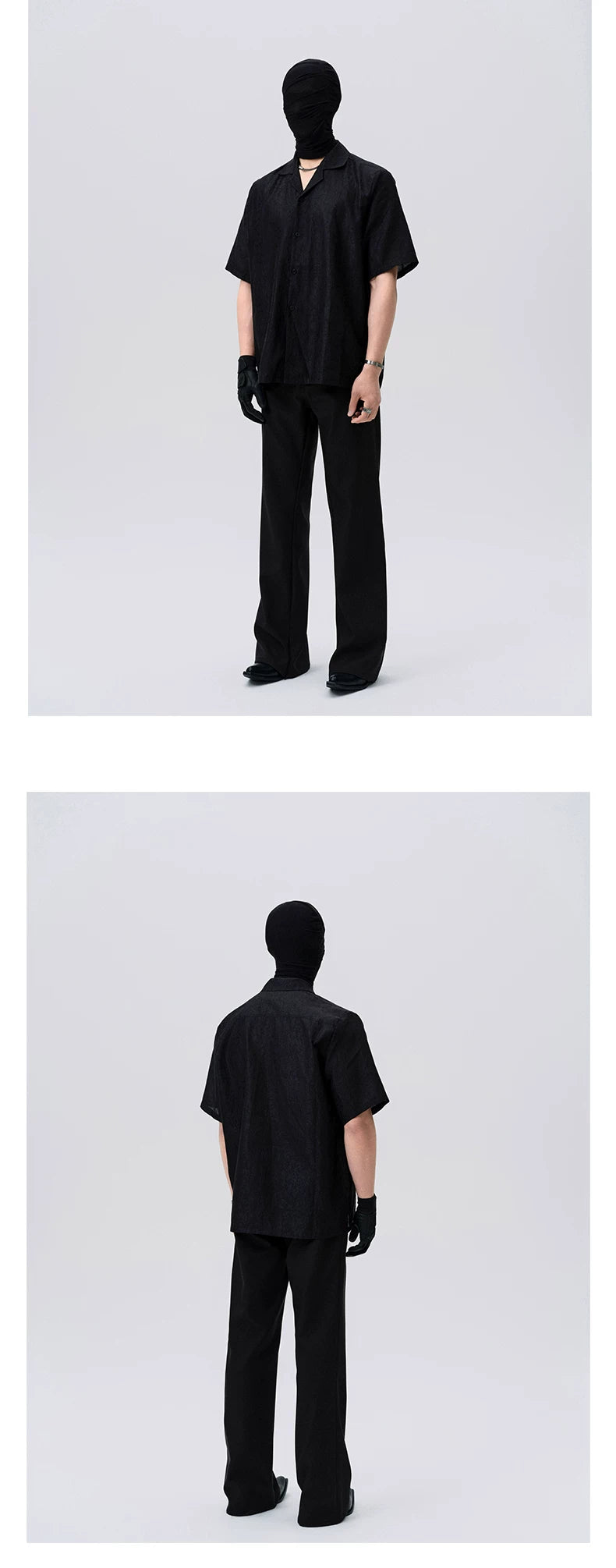 Men's Stretchy Tailored Flared Casual Pants