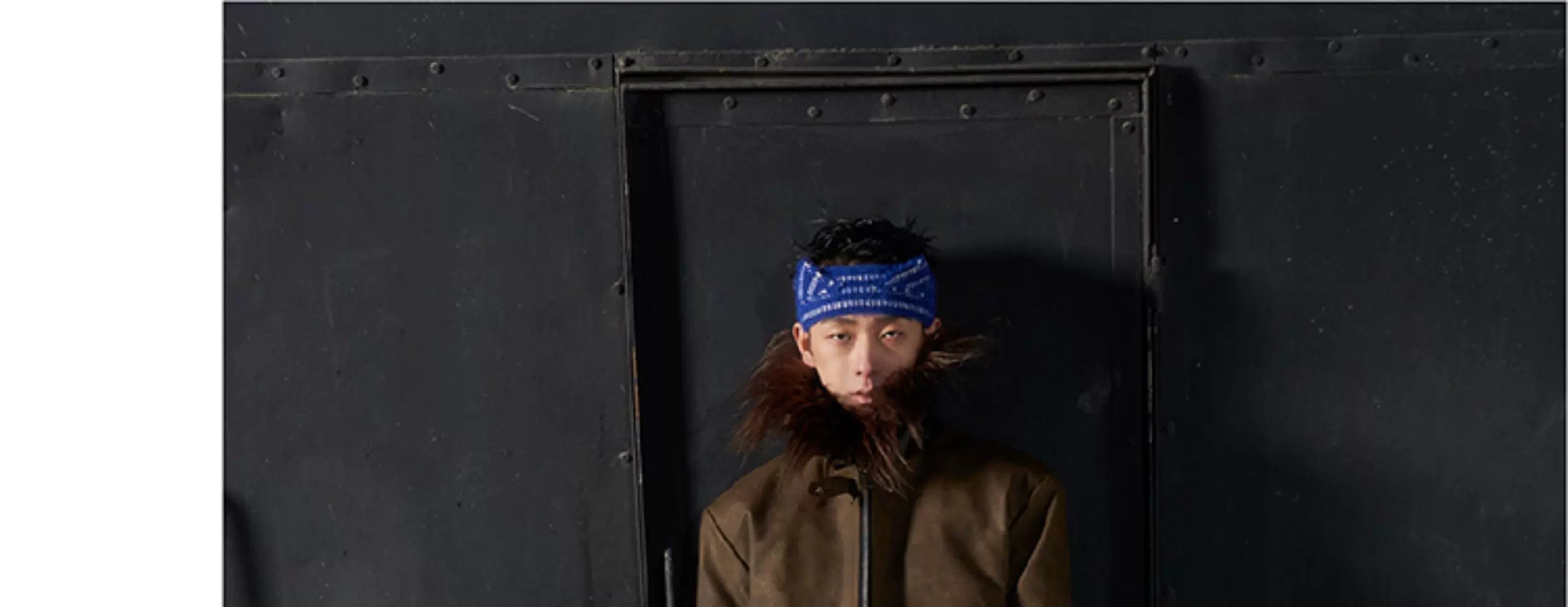 Y2K Fur Collar Cropped Leather Jacket