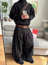 Loose Raw Hemp Denim Jeans