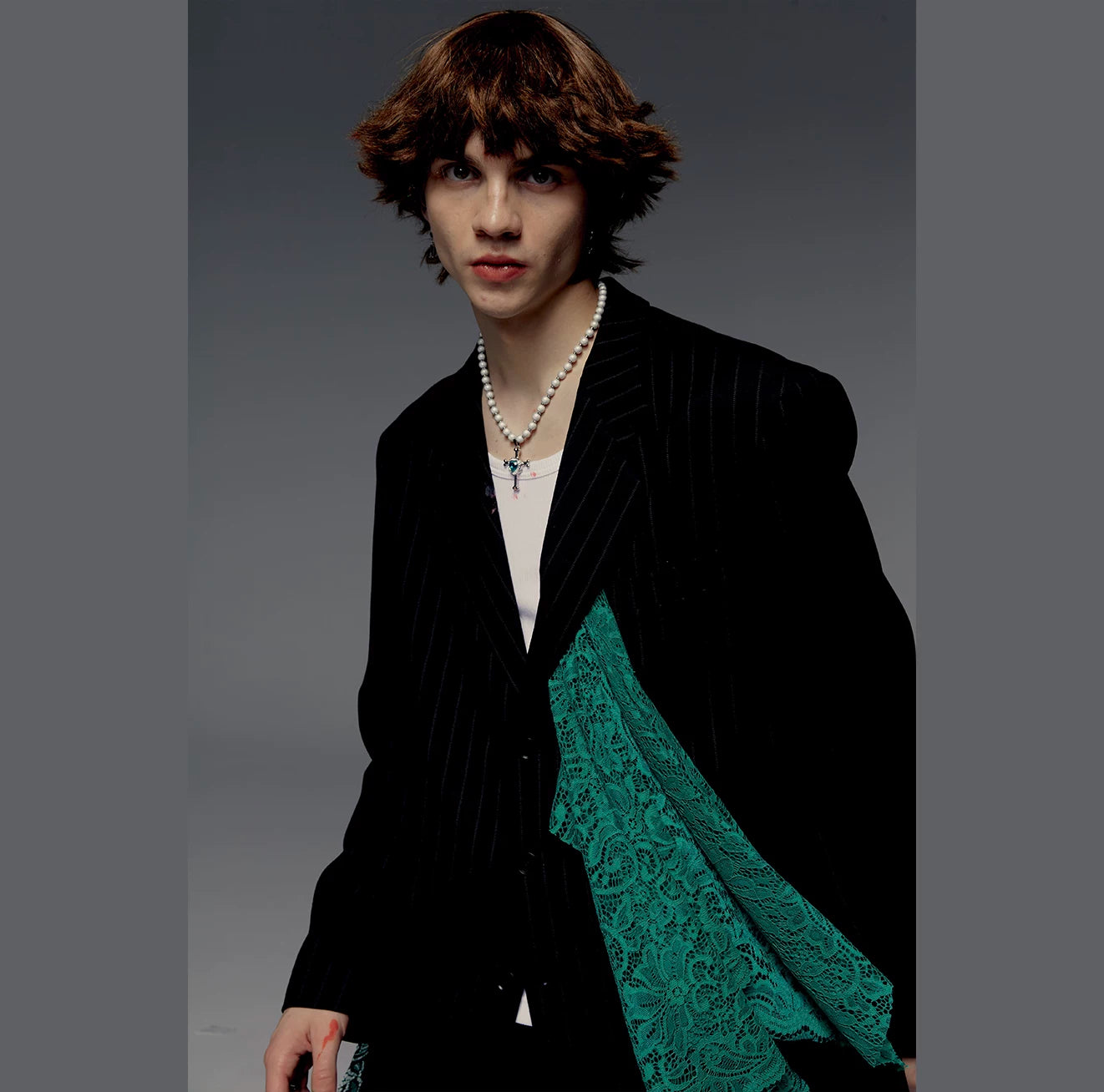 Lace Unisex Oversized Blazers