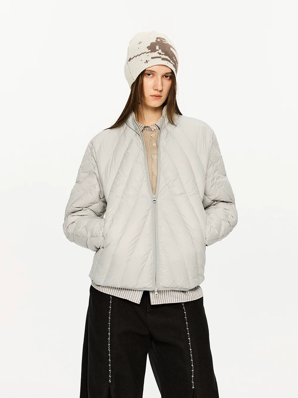 Winter Stand Collar Lightweight Down Jacket