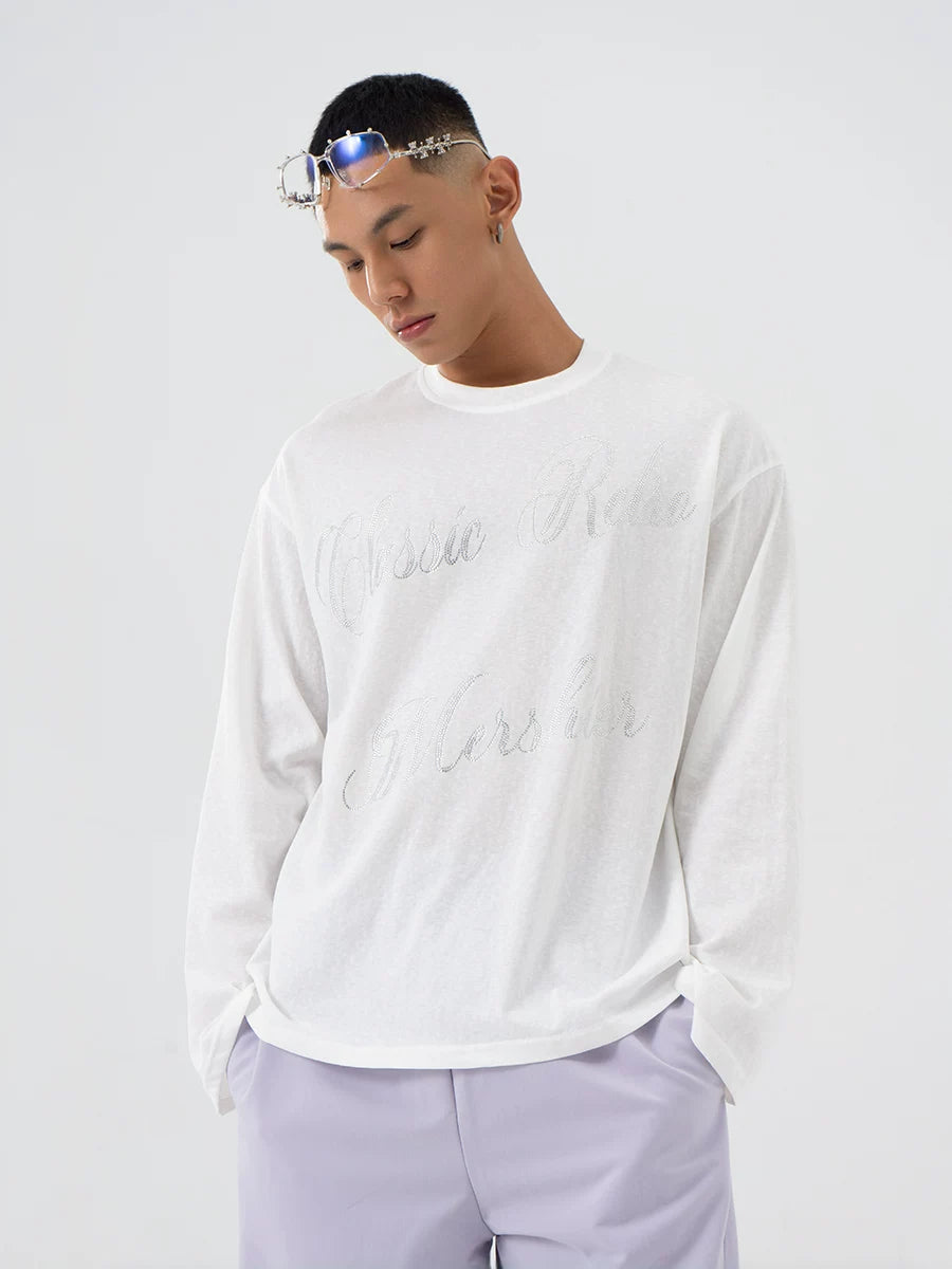 Men's Glitter Long Sleeve Sun Tee