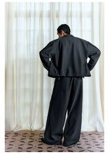 Baggy Deconstructed Tailored Pants