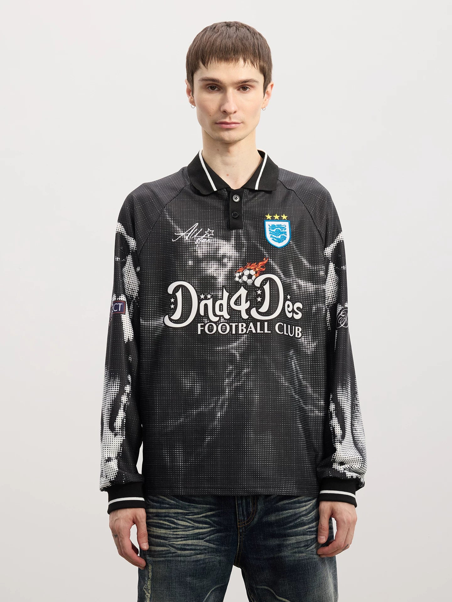 Collared Quick Dry Hellhound Soccer Jersey