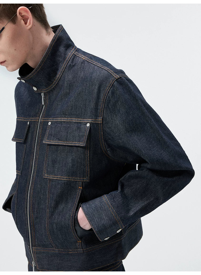 14oz Dyed Denim Short Jacket
