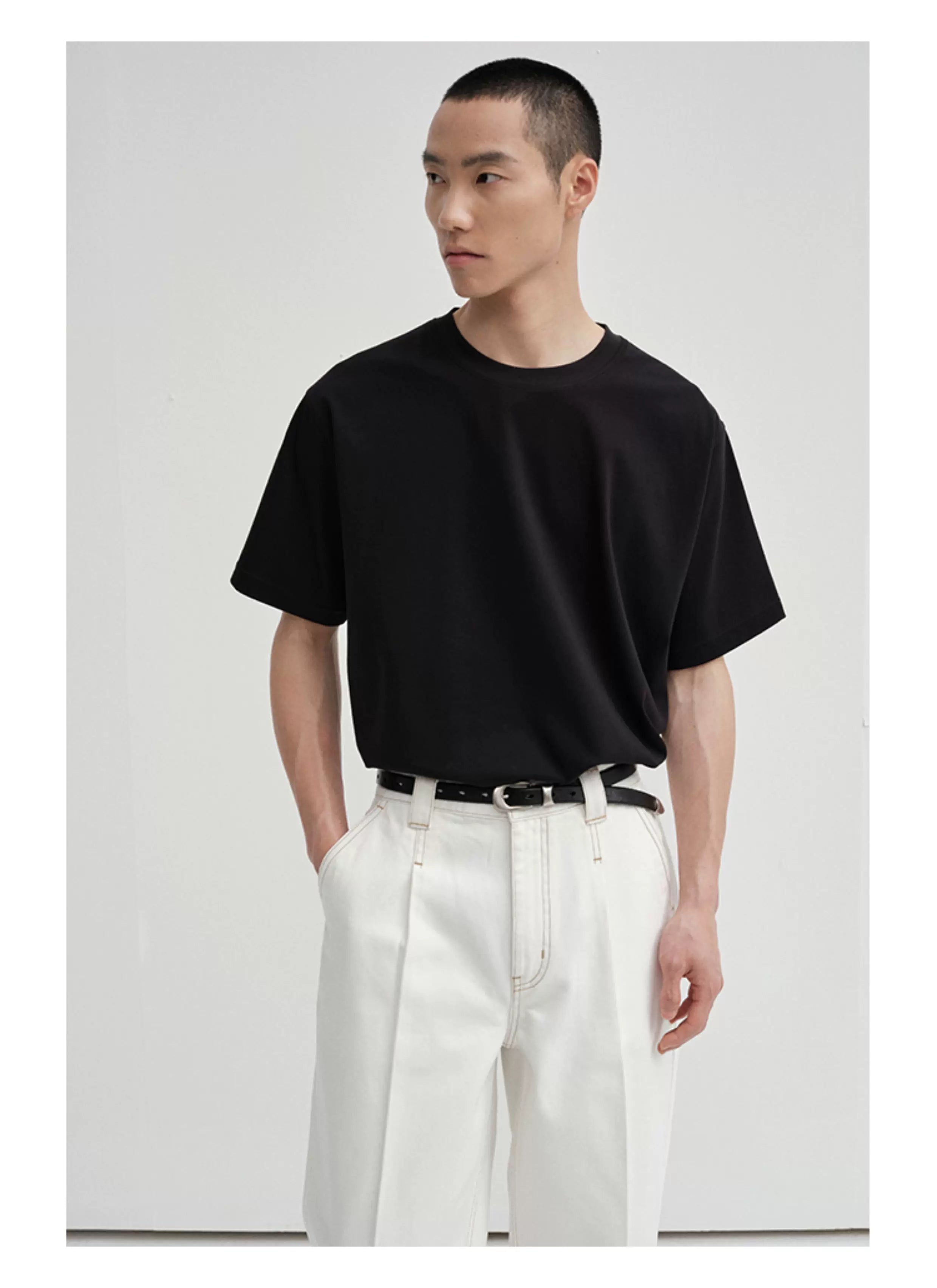 Basic Short Sleeve Sorona Cotton Tee